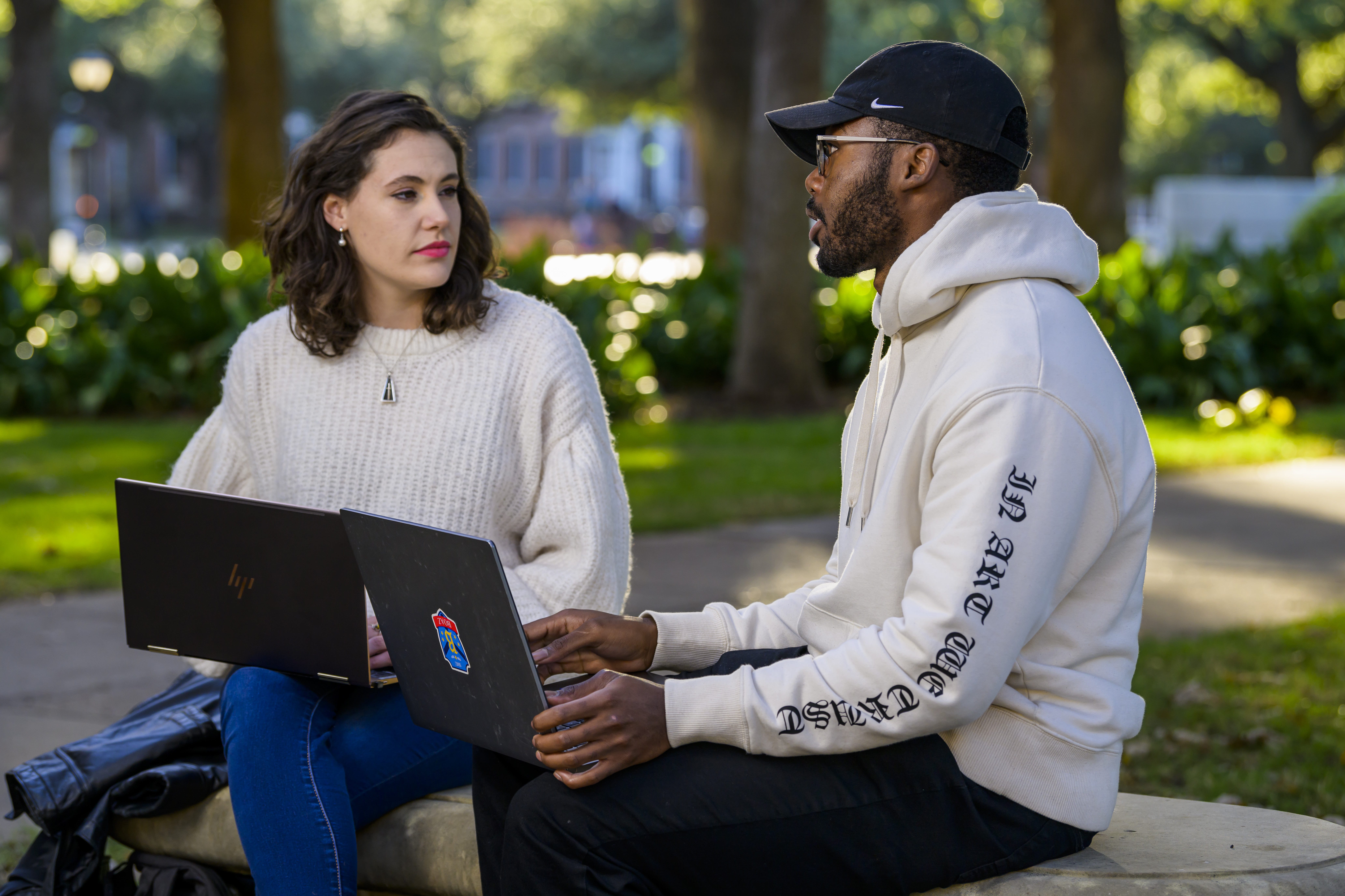 Amber Bormann ’23, Myles Boateng ’22