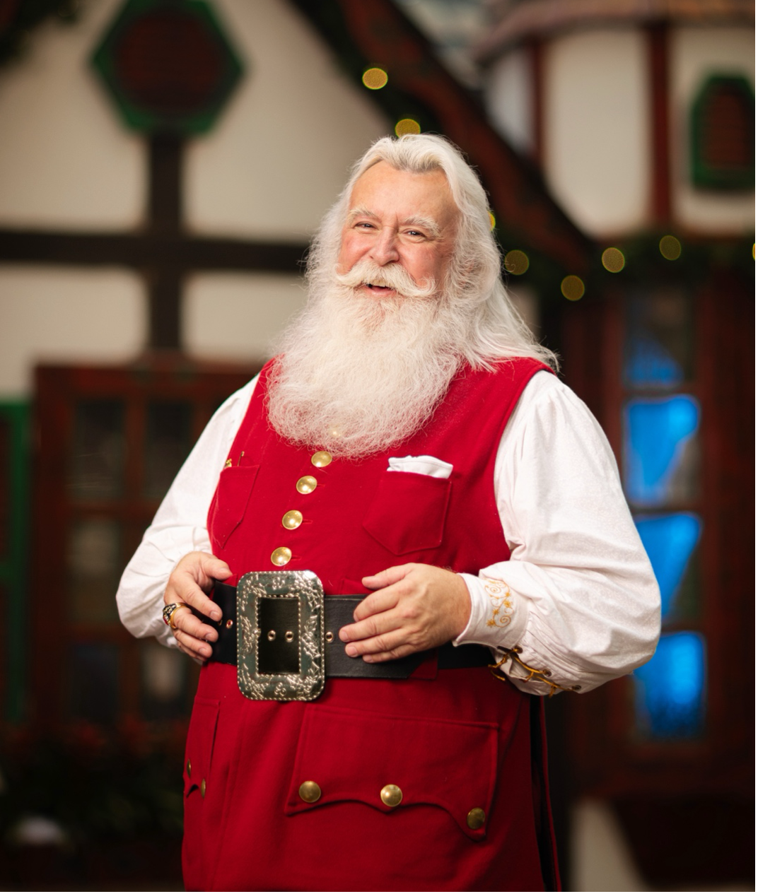 Joel Lagrone as Santa at NorthPark Center 2024