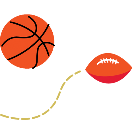 Football and Baksetball