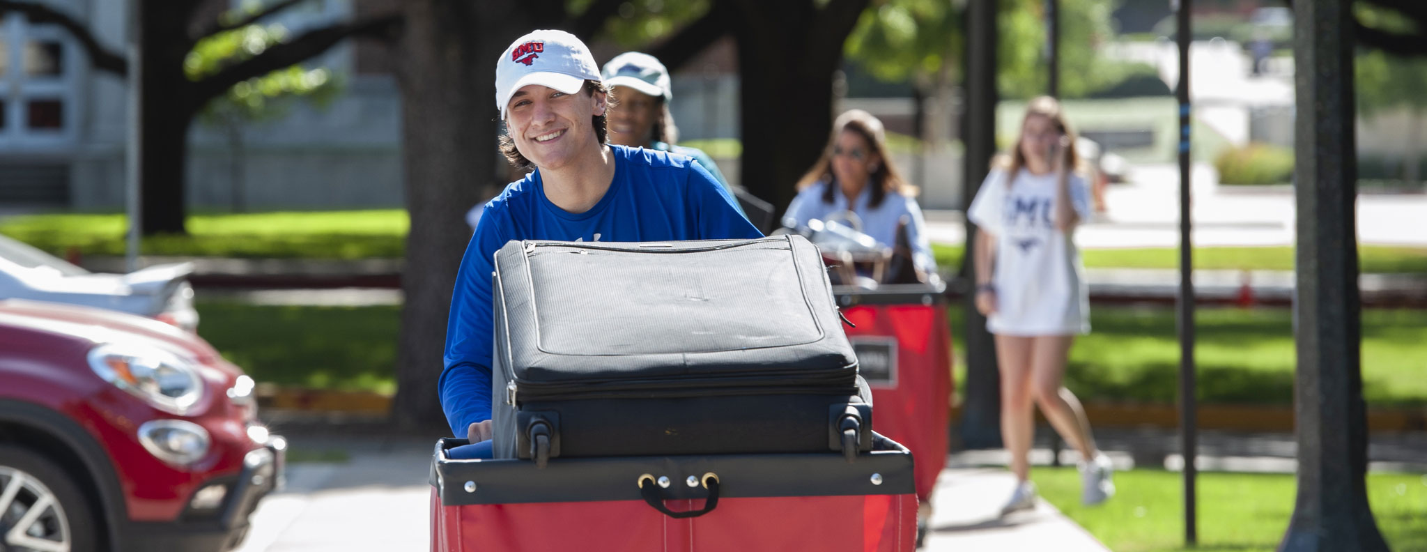 Student moving in