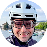 Goran Filic in biking gear