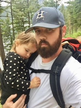 Ross Sloan with child