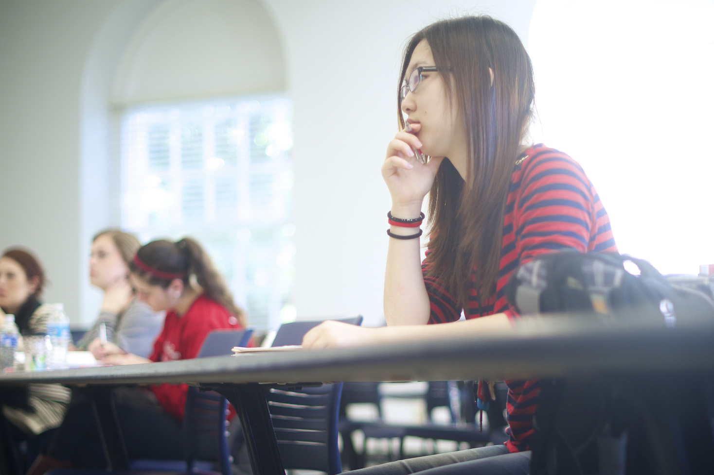 girl in class