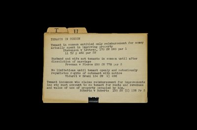 Index card