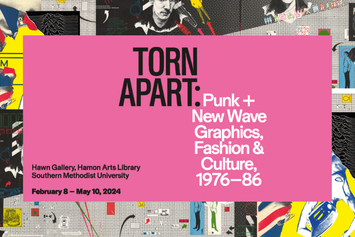 promotional poster for Torn Apart exhibition