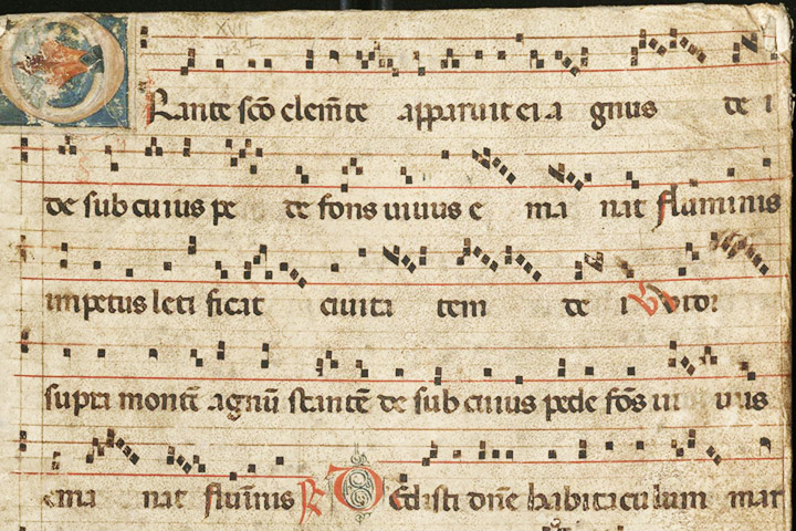 excerpt from a medievals music manuscript