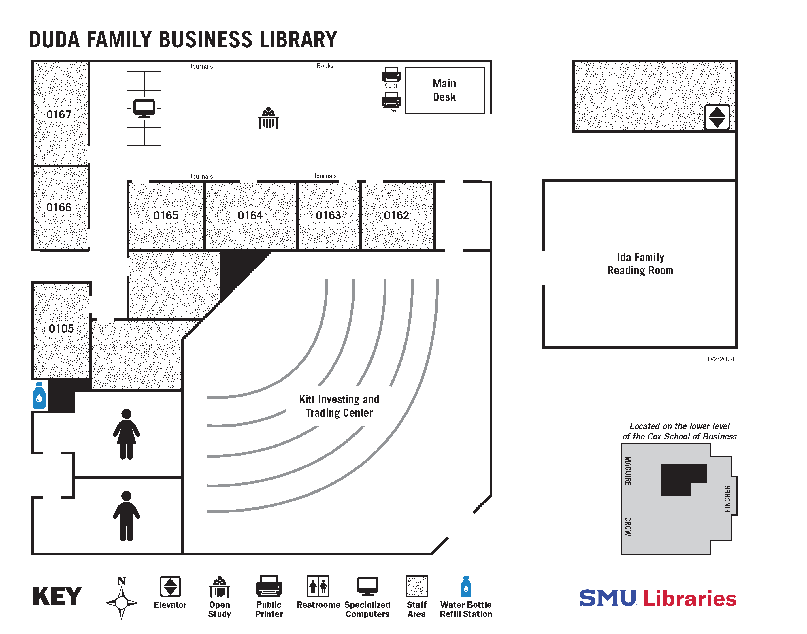 Duda Family Business Library map