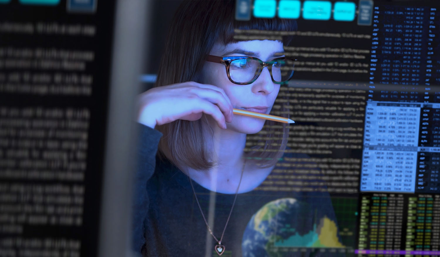Creative-Technology-girl-looking-at-computer-screens