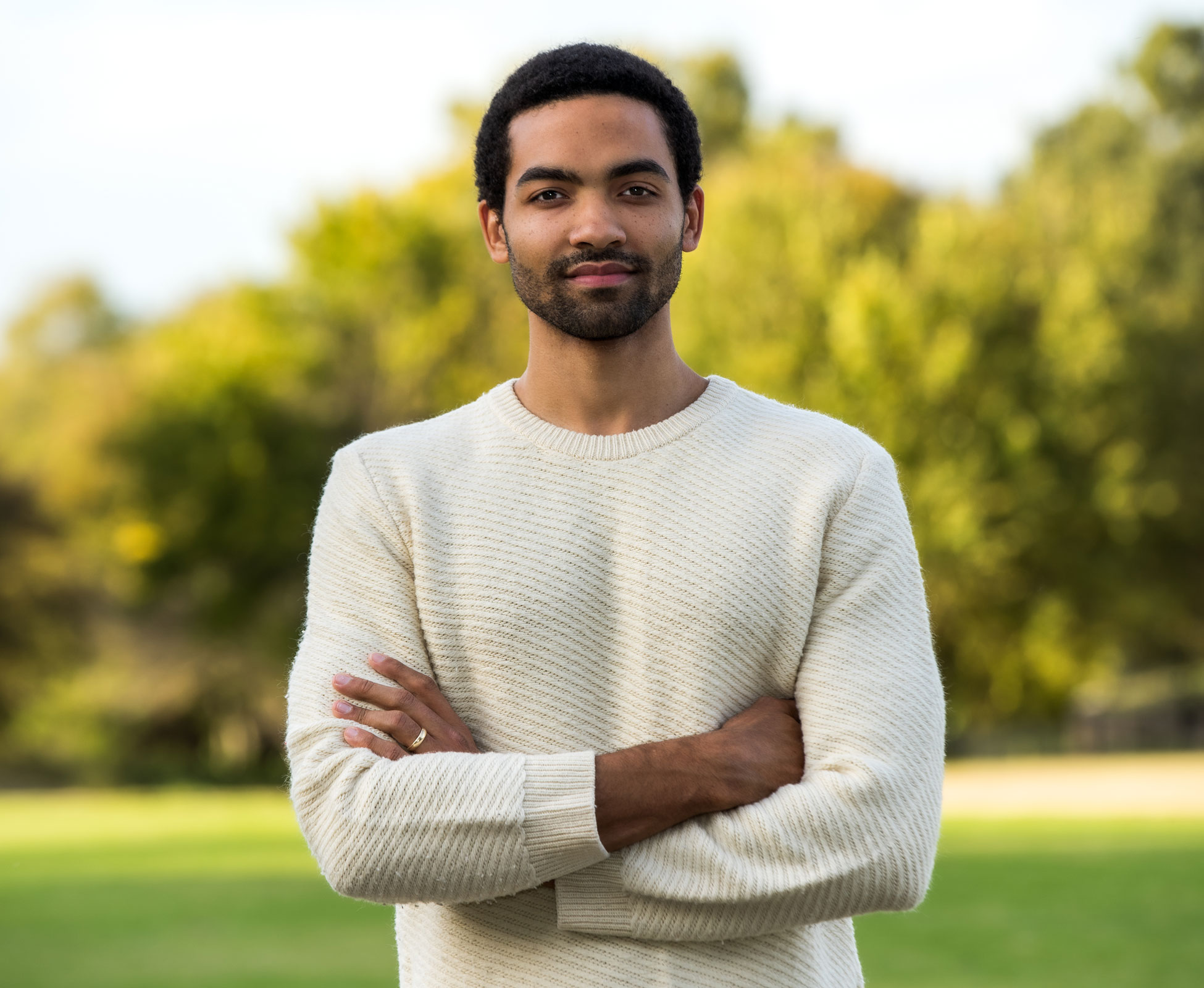 Headshot of Armstrong Artist-in-Residence Silas Farley
