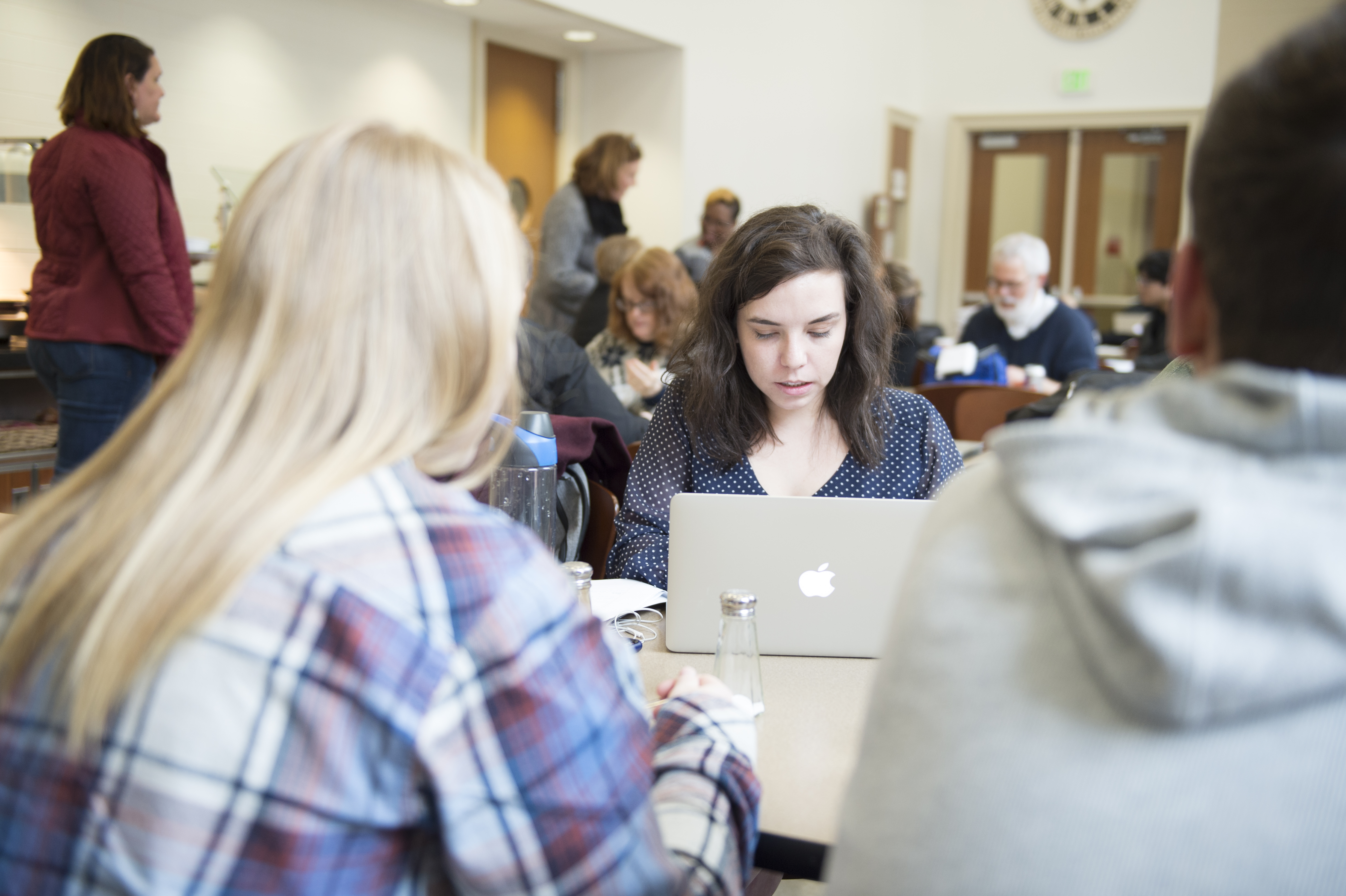 students studying