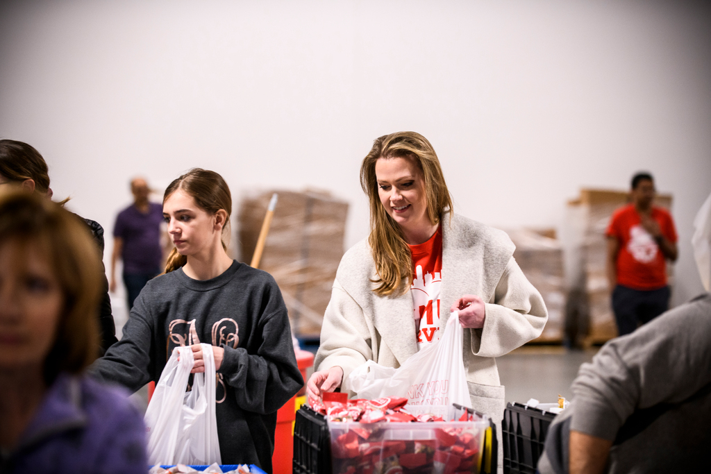 students in community