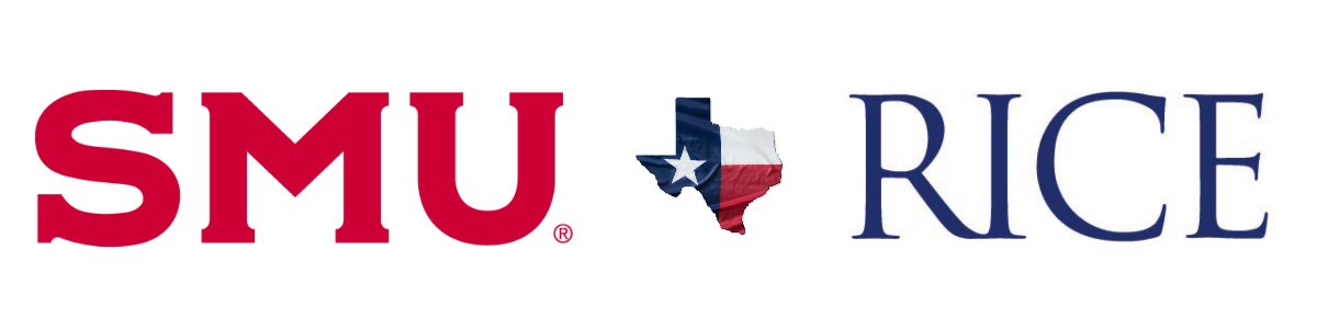 色花堂_色花堂 98堂 logo next to RICE logo with the a picture of the state of Texas in the middle.