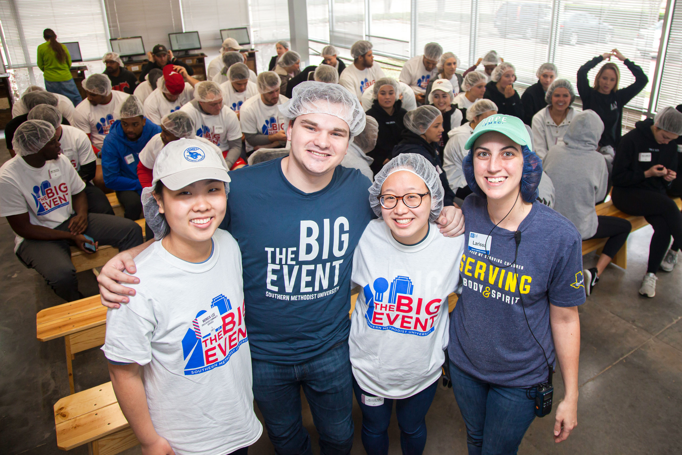 Students at The Big Event